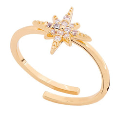 Scream Pretty - Gold Plated Starburst Ring
