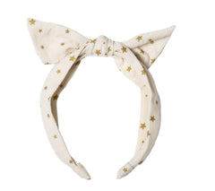 Rockahula Kids Scattered Stars Tie Headband Ivory