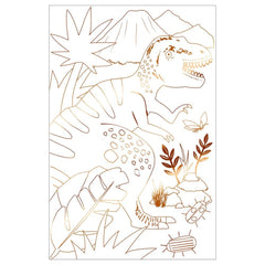 Meri Meri Dinosaur Kingdom Colouring Poster