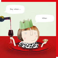 Rosie Made A Thing Christmas - When Card
