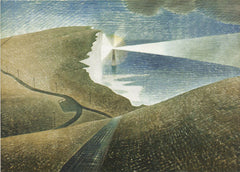 Canns Down Press - Beachy Head Greeting Card by Eric Ravilious