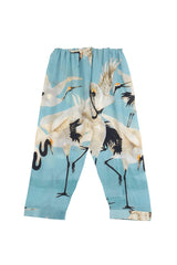 One Hundred Stars Lounge Wear Pants - Stork Sky