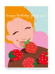 Noi Publishing Gorgeous Strawberries Birthday Card