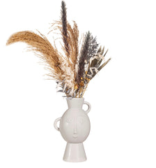 Sass & Belle Amira Face Vase Matt Grey