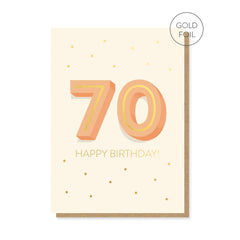 Stormy Knight 70th Milestone Birthday Card