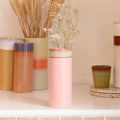 HKliving 70’s Ceramics XS Vase - Pink