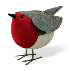 Fiona Walker Standing Christmas Robin - Medium