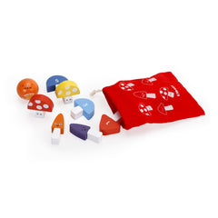 Kikkerland - Kidoki It’s a Strike! Mini Mushroom Bowling Game