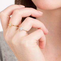 Scream Pretty - Silver Starburst Ring