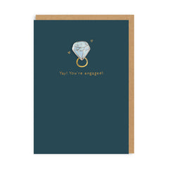 Ohh Deer - Engagement Ring Pin Card