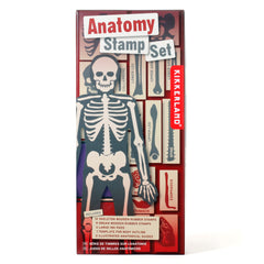 Kikkerland - Anatomy Stamp Set