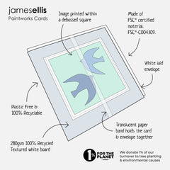 James Ellis Blue Dogs Paintworks Card
