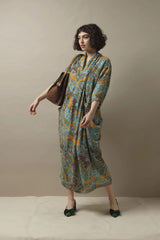 One Hundred Stars Crepe Rachel Dress Paisley Mellow