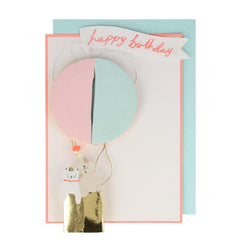 Meri Meri Honeycomb Air Balloon card