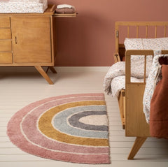 The Little Dutch - Rainbow Rug Pink