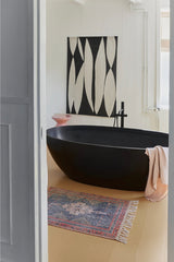 HKliving Abstract Wall Chart - Black/White
