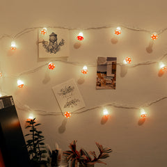 Kikkerland Mushroom String Lights