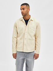 Selected Homme Loose Tony Overshirt - Oatmeal