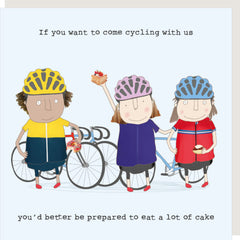 Rosie Made A Thing - Cycling Cake Girl