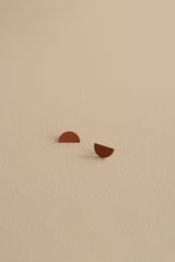 The Sticky Sis Club Earrings Sunnies - Brick Red