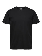 Selected Homme Norman O-Neck Tee - Black