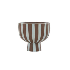 OYOY Toppu Bowl - Dusty Blue / Choko
