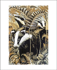 Art Angels - Badgers by Martin Truefitt-Baker