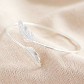 Lisa Angel - Silver Feather Bangle