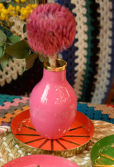 My Doris Art Deco Enamel Trinket Dish - Red Apple
