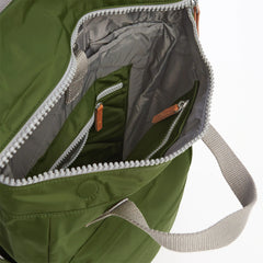 Roka Canfield B Small Sustainable Nylon Avocado Backpack
