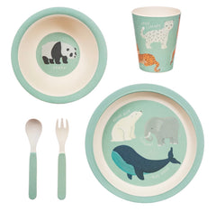 Sass & Belle Endangered Animals Children’s Dining Set