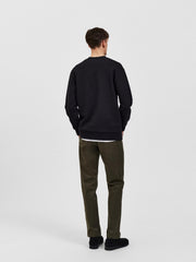Selected Homme Relax Hoffman Crew Neck Sweater - Black