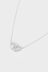 Estella Bartlett Linked Hearts - Silver Plated