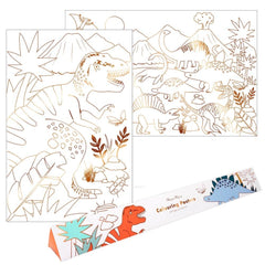 Meri Meri Dinosaur Kingdom Colouring Poster