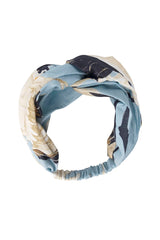 One Hundred Stars Stork Sky Blue Headband