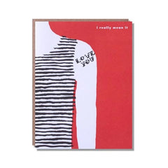 Love You Tattoo Card - 1973