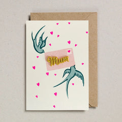 Petra Boase Mum Iron on Patch Card