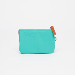 Roka Carnaby Small Sustainable Canvas Antique Cyan Wallet