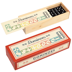 Rex London - Traditional Dominoes In A Wooden Box