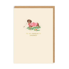 Ohh Deer - Favourite Sausage Greetings Card