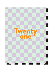 Paper Plane Designs - Checkerboard Twenty One Card