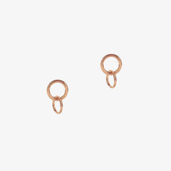 Matthew Calvin Jump Stud Earrings - Rose Gold