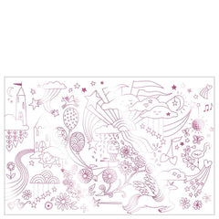 Meri Meri Unicorn Colouring Poster