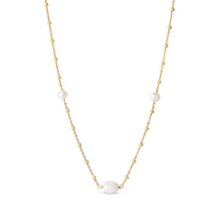 Enamel Copenhagen Necklace Lola Perlita - Lemone / Pearl
