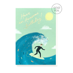 Stormy Knight Awesome Birthday Card
