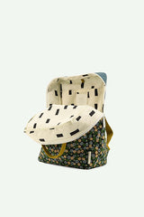 Sticky Lemon - Large Backpack Gold / Edison Teal + Flower Field Green