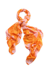One Hundred Stars Roman Column Orange Scarf