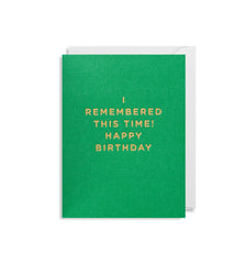 Lagom Design - I Remembered! Mini Card