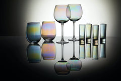 Barcraft Set of 2 Iridescent Gin Glasses