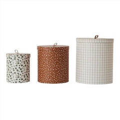 OYOY Mini Round Multi Storage Box - Set of 3